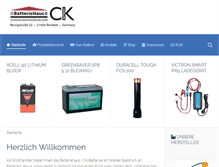 Tablet Screenshot of batteriehaus.de
